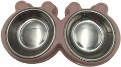 YBTY-22 Stainless Bowls Dog Food & Water Beige