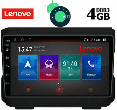 Lenovo Car Audio System for Jeep Grand Cherokee / Cherokee Isuzu D-Max 2007-2014 (Bluetooth/USB/AUX/WiFi/GPS/Apple-Carplay/CD) with Touch Screen 10.1" DIQ_SSX_9272