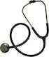 Contec SC12 Black Smoke Finish Cardiology Single Head Stethoscope Black