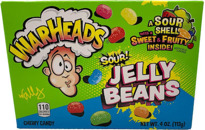 Warheads Confectionery Sour Jelly Beans 113gr