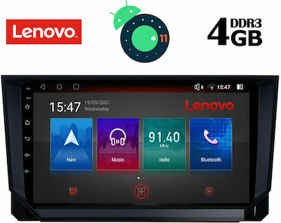 Lenovo Car-Audiosystem für Seat Arona / Ibiza Audi A7 2018+ (Bluetooth/USB/AUX/WiFi/GPS/Apple-Carplay) mit Touchscreen 9" DIQ_SSX_9573