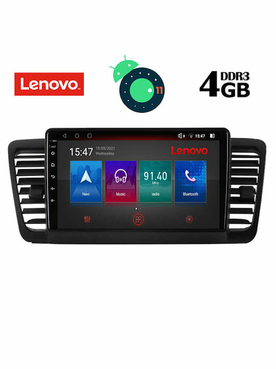 Lenovo Car Audio System for Audi A7 Subaru Legacy / Outback 2002-2008 (Bluetooth/USB/AUX/WiFi/GPS/Apple-Carplay/CD) with Touch Screen 9" DIQ_SSX_9665