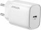 Joyroom Φορτιστής Χωρίς Καλώδιο με Θύρα USB-C 20W Power Delivery Λευκός (L-P201)
