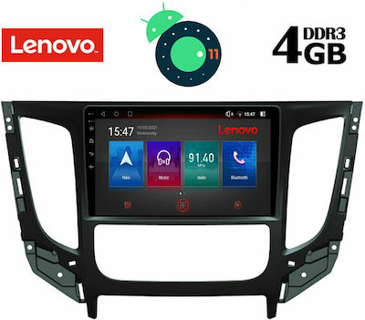 Lenovo Sistem Audio Auto pentru Fiat Fullback - Spate complet Mitsubishi L200 2015 cu Clima (Bluetooth/USB/AUX/WiFi/GPS/Apple-Carplay/Partitură) cu Ecran Tactil 9" DIQ_SSX_9437CL