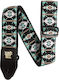 Ernie Ball Southwestern Turquoise Jacquard Strap Strap for Guitar Turquoise