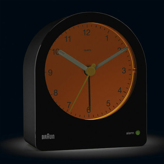Braun BC22 Επιτραπέζιο Ρολόι με Ξυπνητήρι Μαύρο / Πορτοκαλί 67591 Braun BC22 Επιτραπέζιο Ρολόι με Ξυπνητήρι Μαύρο / Πορτοκαλί 67591