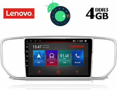 Lenovo Car-Audiosystem für Kia Sportage 2018+ (Bluetooth/USB/AUX/WiFi/GPS/Apple-Carplay) mit Touchscreen 9" DIQ_SSX_9327