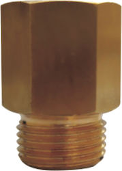 Mauer Male/Female Contraction Brass 1/2" / 1/4" 2mm RE1214B
