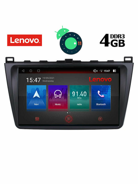 Lenovo Car-Audiosystem für Mazda 6 2008+ (Bluetooth/USB/AUX/WiFi/GPS/Apple-Carplay) mit Touchscreen 9" DIQ_SSX_9377