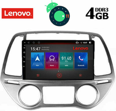 Lenovo Sistem Audio Auto pentru Hyundai i20 2008-2014 cu Clima (Bluetooth/USB/AUX/WiFi/GPS/Apple-Carplay/Partitură) cu Ecran Tactil 9" DIQ_SSX_9227CL