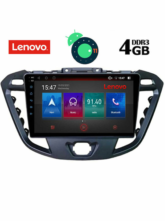 Lenovo Sistem Audio Auto pentru Ford Tranzit Personalizat / Turneo Custom / Tranzit 2013+ (Bluetooth/USB/AUX/WiFi/GPS/Apple-Carplay/Partitură) cu Ecran Tactil 9" DIQ_SSX_9177