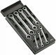 Facom Set 7 Double Polygon Wrench Straight with Ratchet Mechanism