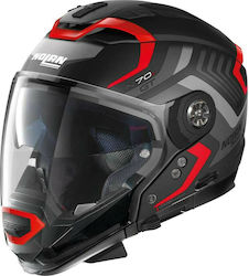 Nolan N70-2GT Spinnaker N-Com Modular Helmet with Sun Visor ECE 22.05 1480gr Flat Black (43) 61812