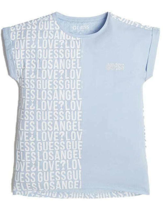 Guess Παιδικό T-shirt Μπλε Batwing