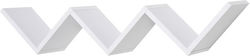 Wall Chipboard Shelf Λευκό 80.6x16x15.2cm