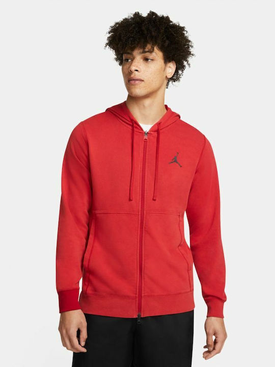 Jordan Dri-Fit Geacă cu Glugă Roșie