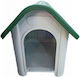 Dog House Plastic Outdoor Gray 45x75x65cm