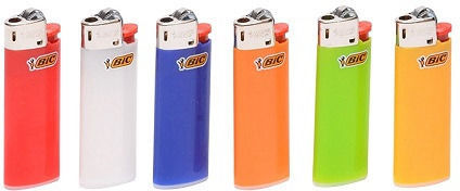 BIC Mini J25 Αναπτήρας Φλόγας (Διάφορα Χρώματα)