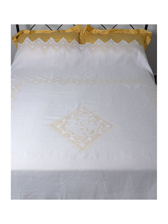 Silk Fashion 274 Piqué Decke King Size 260x280cm Weiße