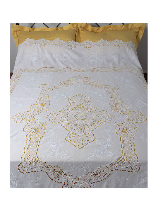 Silk Fashion 779 Одеяло Пике Двойно 245x280см Бяло