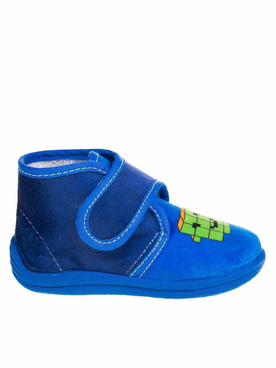 Kozee Ανατομικές Παιδικές Παντόφλες Μποτάκια Μπλε