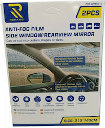 Protective Membranes for Car Mirrors 21.5cm x 14cm 2pcs Transparent