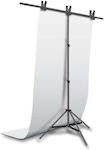 Jinbei PVC backdrop 120x200cm White with stand