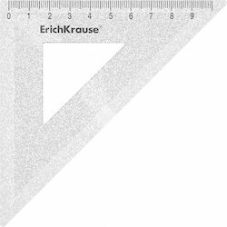 ErichKrause Instrumente Geometrice Triunghi Plastic Ditafull Alb