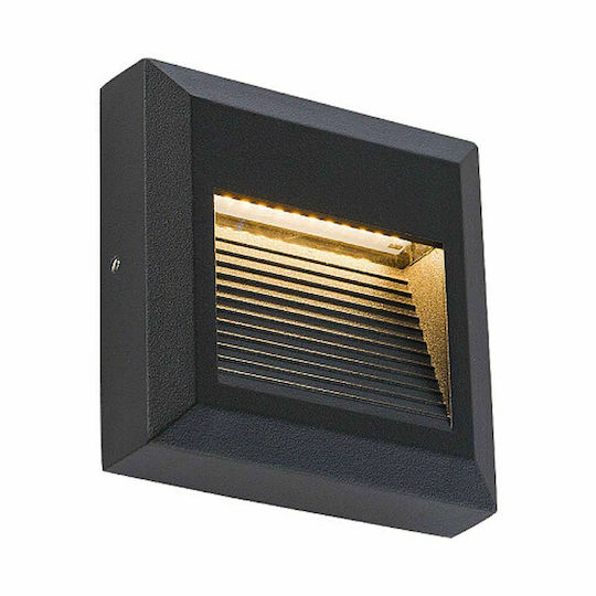 Nowodvorski Sidewalk Επιτοίχιο Εξωτερικό Φωτιστικό LED IP54 1.5W 10x10εκ.