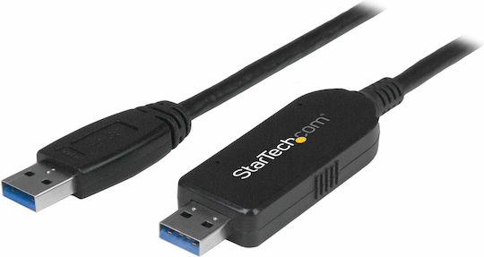 StarTech USB 3.0 Cable USB-A male - USB-A male Μαύρο 1.9m (USB3LINK)