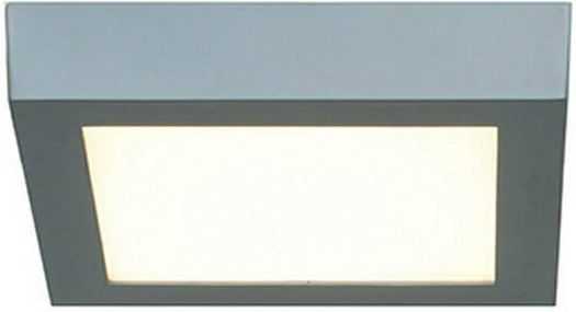 Atman Square Outdoor LED Panel 20W with Natural White Light 4000K 22x22cm