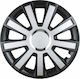 Leoplast Auto Radkappen Set Flash 4Stück 14" Silber