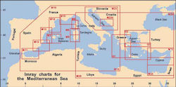 Lalizas Imray Boat Map Western Mediterranean Nautical Chart M10