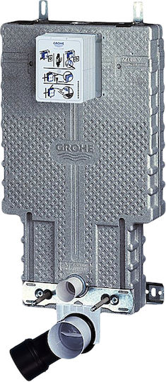 Grohe Uniset Εντοιχιζόμενο Πλαστικό Καζανάκι Ορθογώνιο Χαμηλής Πίεσης