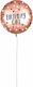 Balloon Foil Birthday-Celebration Round Rose Gold Girl 46cm