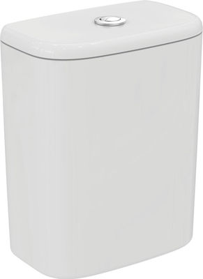 Ideal Standard Tesi II Wall Mounted Porcelain Low Pressure Rectangular Toilet Flush Tank White