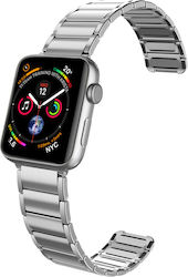 X-Doria Raptic Classic Armband Silber (Apple Watch 44/45/46mm/Ultra 49mm)