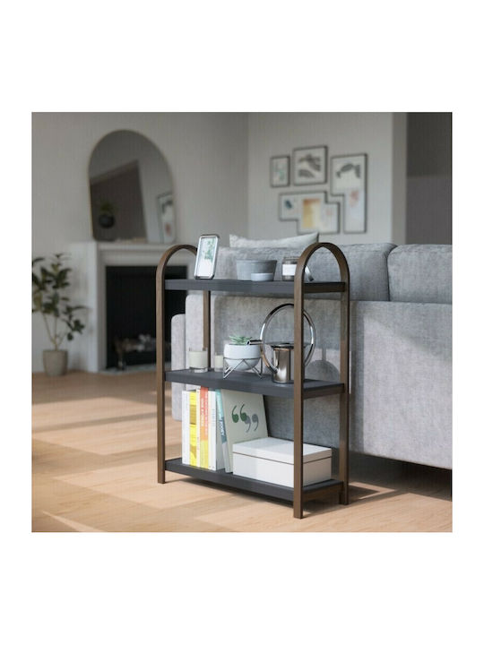 Rectangular Side Table Bellwood Wooden Black - ...