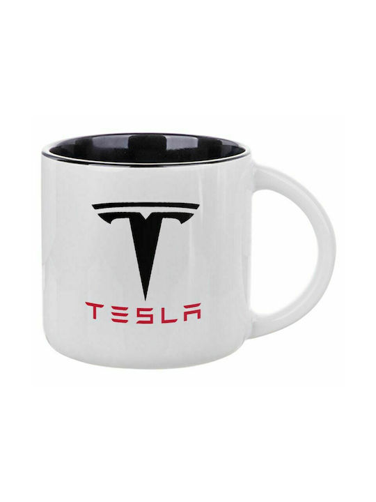 Tesla Motors, Ceramic Mug 400ml White/Black