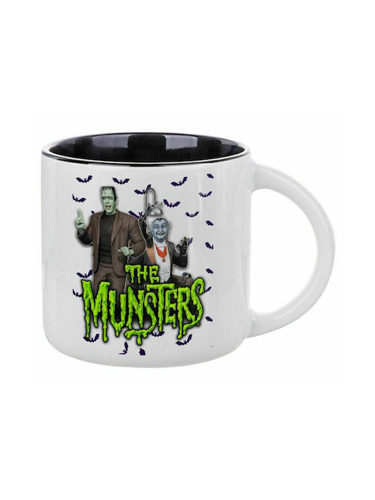 The Munsters, Ceramic Mug 400ml White/Black