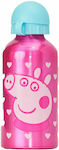 Cerda Kids Aluminium Water Bottle Peppa Pig Pink 500ml