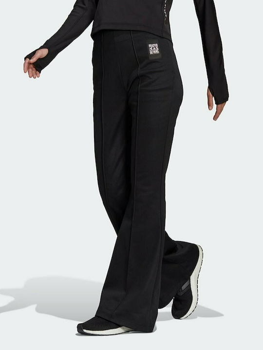 Karlie Kloss Sweatpants Flared Black