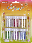 Justnote Multicolour Glitter Gold Dust 10gr Set 6pcs