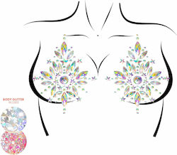 Leg Avenue Cambria Nipple Jewels Sticker Silver Nipple Covers