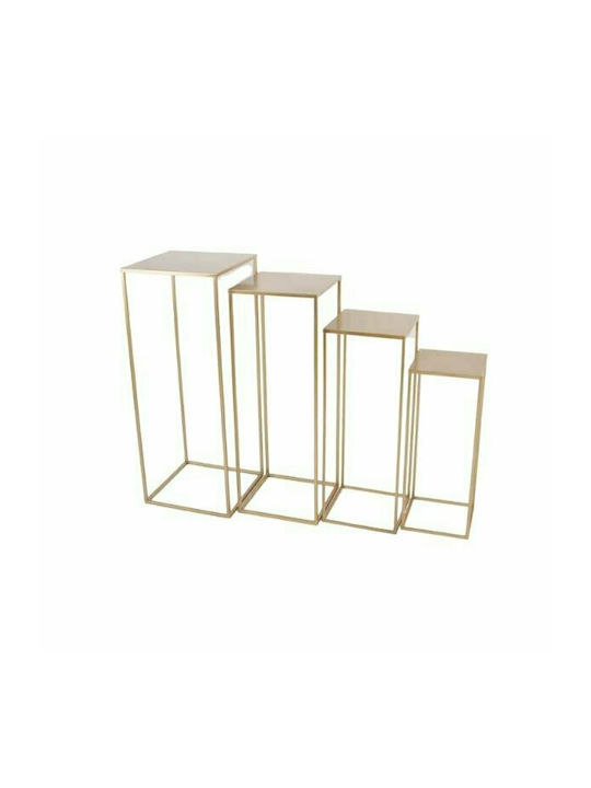 Square Gold 4pcs