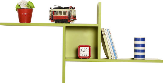 Shelf Wall Windmill 100x18x50cm Green