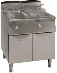 Giorik Fritteuse Gas Doppel 33kW Kapazität 2x17lt 80x90x90cm Giorik Fritteuse Gas Doppel 33kW Kapazität 2x17lt 80x90x90cm