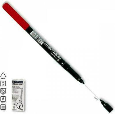 Centropen ΔΝ-2 Permanent Marker 1mm Red