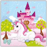 3-ply Party Napkins 33x33 cm 20 pcs UNICORN (#91669)