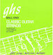 GHS Strings Ball End Regular Classics Σετ Χορδών Silver Plated Κλασικής Κιθάρας 28 - 43" Hard Tension, Clear Tynex Trebles/Silver Copper Basses